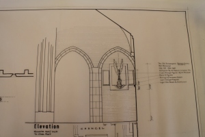 Plan of Old Hornseyans Memorial in old St. Paul's Church - note the reference to Lutyens on the right.